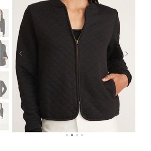 NWOT Corbet Quilted Bomber Jacket | Marine Layer Size Medium Black